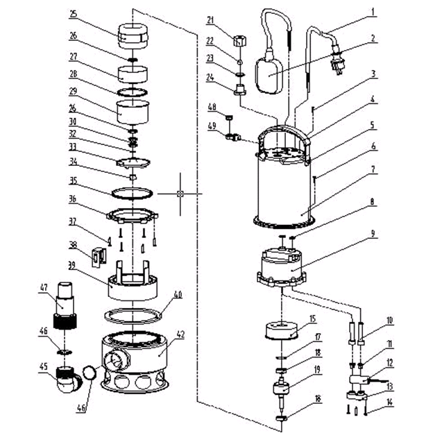 Насос дренажный ЗНПГ-550-С