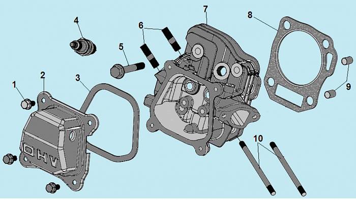 9 ГОЛОВКА БЛОКА КУЛЬТИВАТОР CHAMPION ВС7714