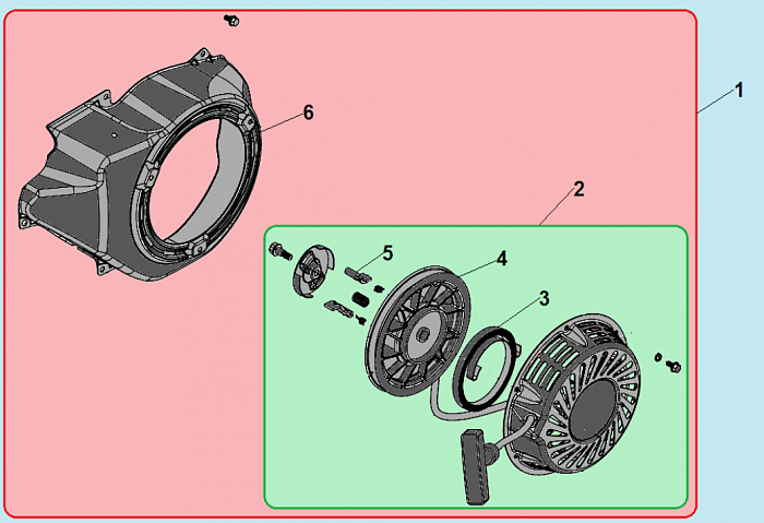 14 СТАРТЕР КУЛЬТИВАТОР CHAMPION ВС7714
