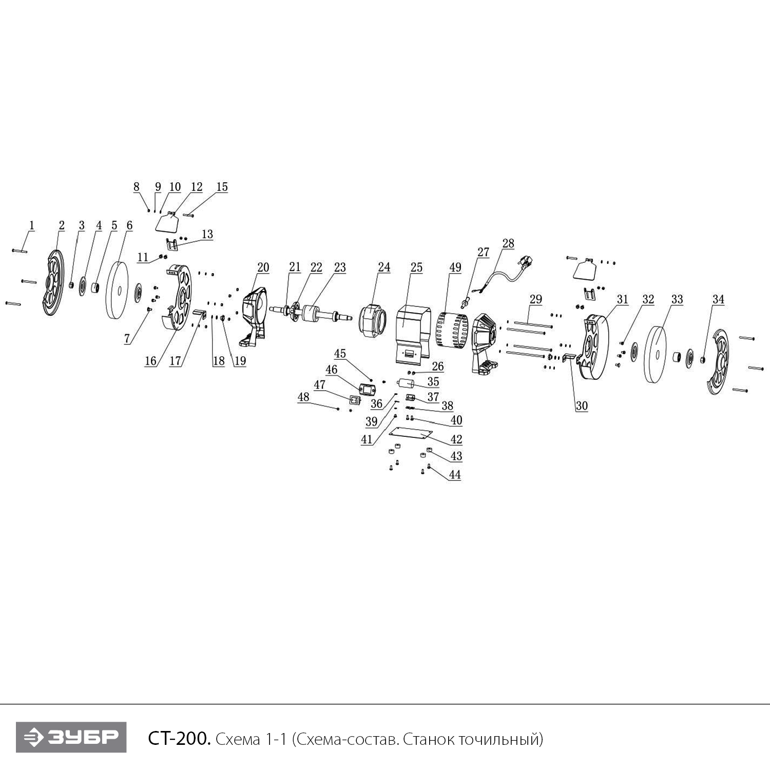 Станки точильные (точило) СТ-200